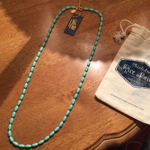 Jewelry - Charleston Rice Bead Turquoise necklace Jewelry - Charleston Rice Bead Turquoise necklace